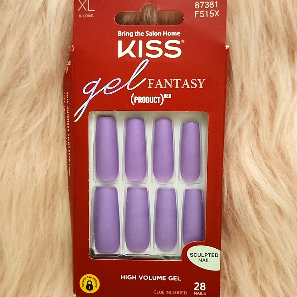 Brand New KISS GEL FANTASY False Nails-XL